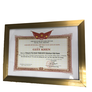 The Certificate of Appreciation by the Department of Culture, Sport and Tourism, An Giang province
