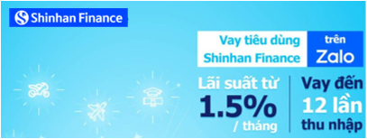 Shinhan Finance có rất nhiều sản phẩm vay