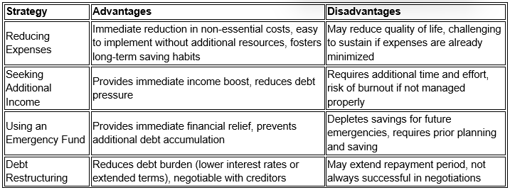 Comparison of Strategies for Overcoming Financial Crises