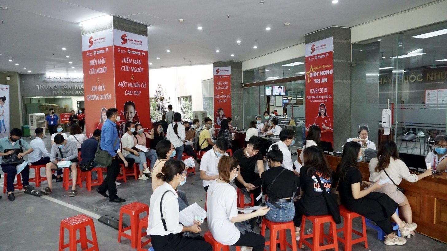 máu khan hiếm tại Hà Nội
